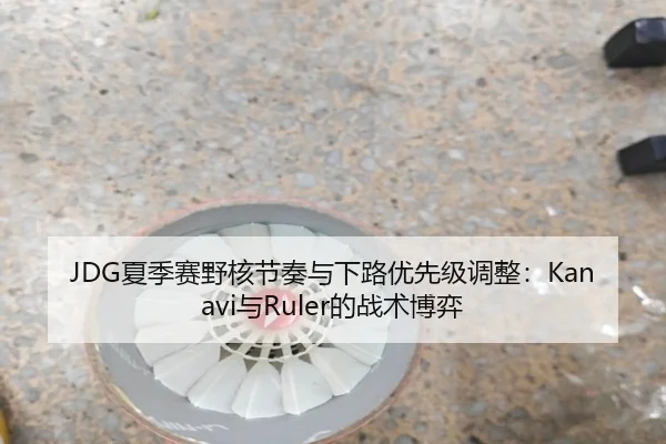 JDG夏季赛野核节奏与下路优先级调整：Kanavi与Ruler的战术博弈